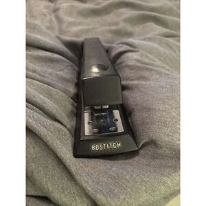 VTG Bostitch Stapler MadeInUSA  Black Model B3 5.5"  Sturdy Cool Groovy‎